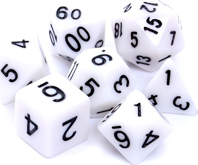 Set i zareve Rebel, RPG mat (106191), të bardhë