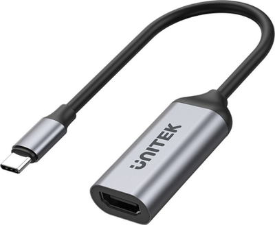 Adapter USB Unitek V1420A, USB C në HDMI, 4K 60Hz, gri