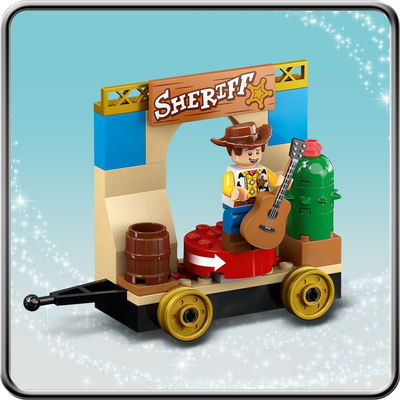 Set lodër Lego Disney Celebration Train 43212, tren parade, 4+ vjeç, shumëngjyrësh