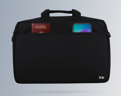 Çantë laptopi TnB Select NBSELECT17, 17", rezistente ndaj ujit, e zezë
