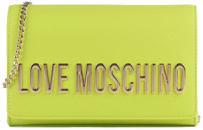 Çantë krahu për femra Love Moschino, e verdhë