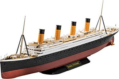 Model anije Revell RMS Titanic 1:600, 156 copë, easy click, shumëngjyrësh