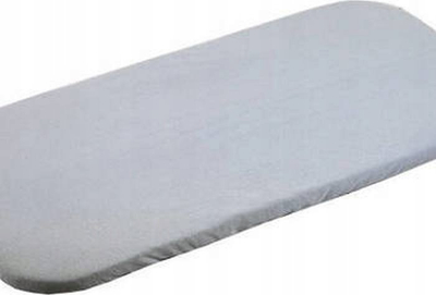 Çarçaf djepi Jersey, pambuk 100%, 35 x 75 cm, i bardhë