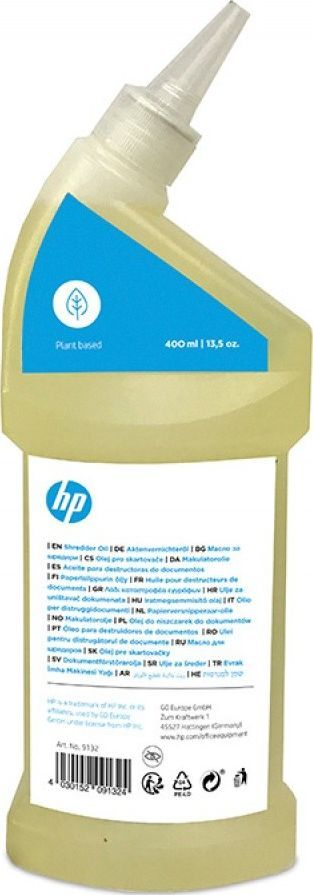 Vaj për copëtues të letrave HP, 400 ml 