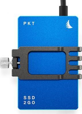 Mbajtëse për SSD Angelbird SSD2GO PKT, për montim në pajisje, e zezë