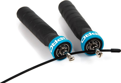 Litar kërcimi crossfit Zipro, 300 cm, i zi/ kaltër