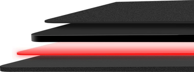 Mauspad Speedlink Fieris Illuminated Gaming, M, i kuq