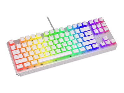 Tastierë Endofry Thock TKL Pudding EY5A009 - USB, e bardhë