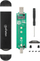 Kuti e jashtme për SSD Manhattan, USB 3.2 Gen2, M.2 NVMe SATA, e zezë