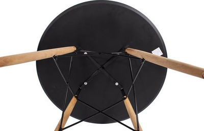 Tavolinë Todi Round, 60 cm, e zezë
