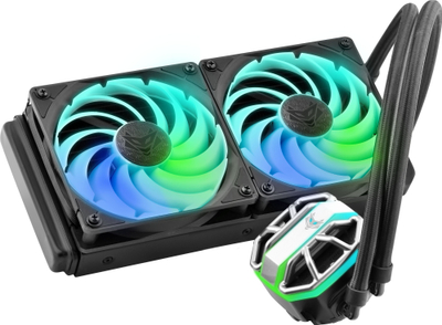 Ftohës uji Sapphire Nitro+ S240-A, 240mm AiO, ARGB, i zi