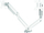 Krah monitori i dyfishtë Fellowes Platinum 8056301, për monitorë deri 32", i bardhë