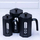 French press për kafe dhe çaj Klausberg, 600ml, xham borosilikat, i zi