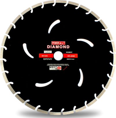Disk prerës diamanti GEKO 400x10x32mm, për beton e tulla, gri