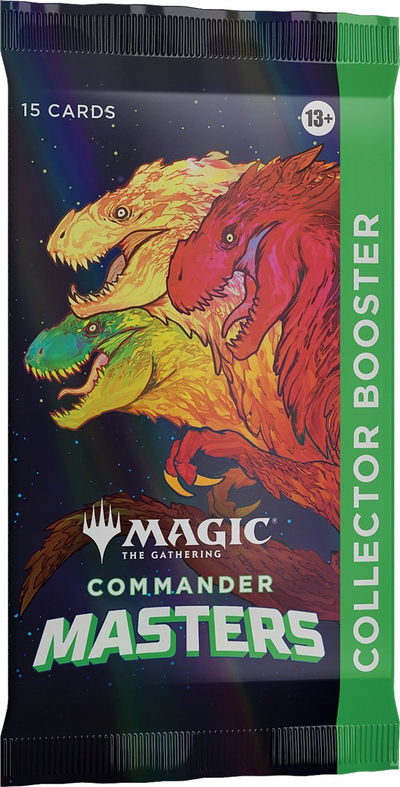 Pako booster Magic The Gathering Commander Masters, Collector, 15 letra, shumëngjyrëshe
