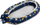 Folja për bebe Sensillo Velvet Cocoon, 80x45cm, motif dhelpra, blu navy