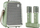 Altoparlant portativ Divoom Songbird HQ, Bluetooth, me dy mikrofona karaoke, jeshil