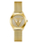 Orë grash Guess Ladies Gold Tone Analog GW0835L2, e artë