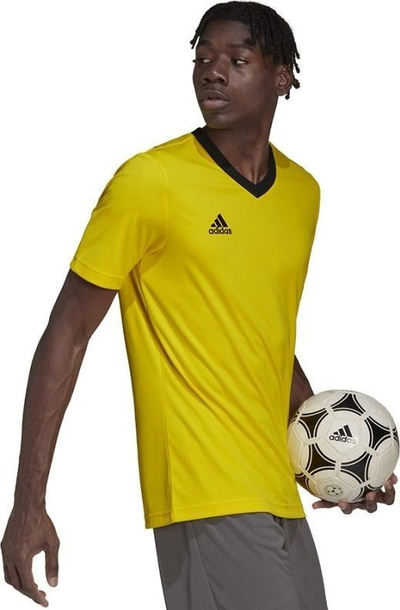 Bluzë sportive adidas Entrada 22 Jersey M HI2122, Aeroready, poliester i riciklum, e bardhë