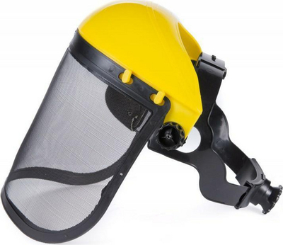 Helmetë mbrojtëse për fytyrë Silver EX1040, e verdhë