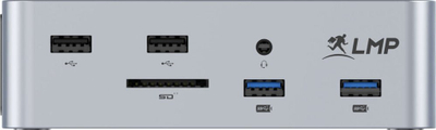 Docking station LMP SuperDock 2, 15 porta, USB4 Thunderbolt 40Gb/s, gri