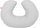 Jastëk për gjidhënie Motherhood Nursing Pillow, formë U, me mbulesë, gri klasike