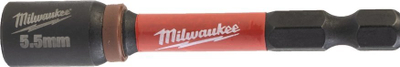 Çelës goditës magnetik Milwaukee Hex 8mm, lidhje 1/4", çelik i fortifikuar
