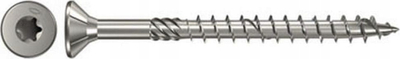 Vidë druri Fischer 657124, 6x100 mm, T-profil, inox A2