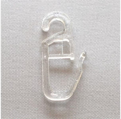 Декоративни куки Декорика за прстени, Ø16mm, 30 парчиња, проѕирни