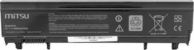 Bateri laptopi Mitsu për Dell Latitude E5440 E5540, 6600mAh, 11.1V, e zezë