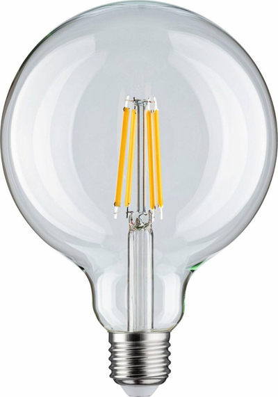 Llambë LED Paulmann Filament Globe G125, 9W, E27, transparente