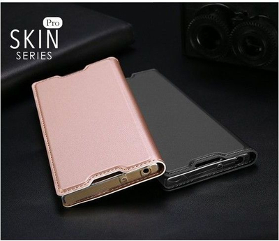 Mbulesë magnetike Dux Ducis Premium për Sony Xperia XA1, nga material ekologjik, rose gold
