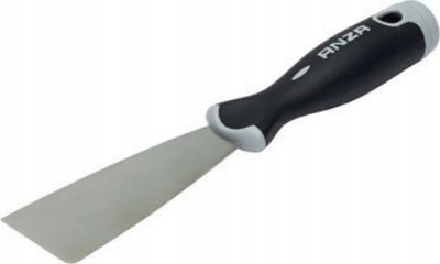 Shpatull Anza 2K Tikkurila, 75mm, inox, dorezë ergonomike