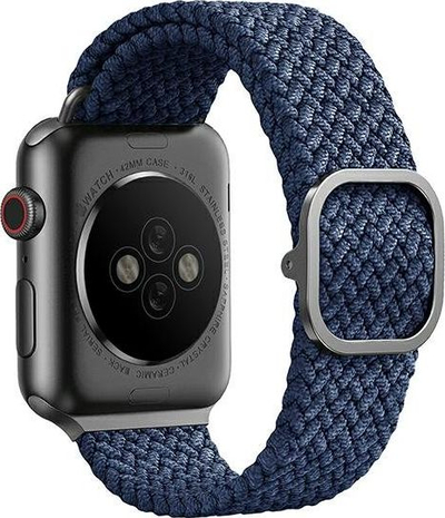 Rrip Uniq UNIQ Aspen për Apple Watch 40/38mm, blu e thurur/blu oksfordi