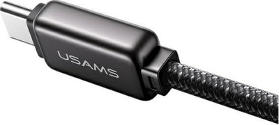 Kabllo USB Usams Meteor Series SJ743USB0, USB C në Lightning, 1.2m, 30W, e zezë