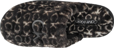 Pantofla shpie Calvin Klein Slipper Mule Fur Mono W, me qime sintetike, model mono, të zeza