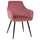Kolltuk Latrell 55x57x84Hcm (HM8582.02), rozë/ zezë