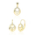 Set Pendant dhe vathë për femra JVD SVLS0120SJ6GO00