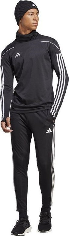 Bluzë sportive Adidas TIRO 23 Warm Top HS3573, për burra, poliestër, e zezë