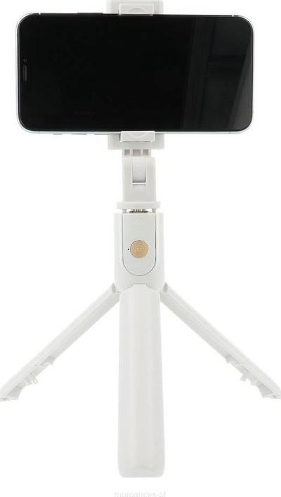 Shkop selfie me tripod K07, me telekomandë Bluetooth, i bardhë