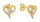 Set aksesorё Brilio Silver Romantic Hearts SET219Y, vathё + varёse
