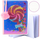 Fletore Lollipop Confetti Holographic A5, 80 faqe, me vija, shumëngjyrëshe