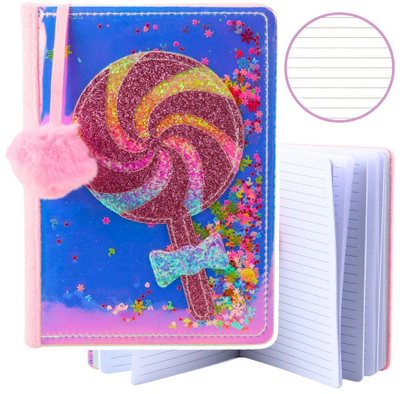 Fletore Lollipop Confetti Holographic A5, 80 faqe, me vija, shumëngjyrëshe