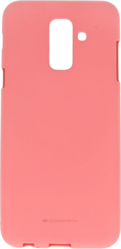 Kapak telefoni Mercury Soft A600 për Samsung Galaxy A6 2018, TPU, rozë pastel