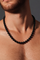 Zinxhir Premium për Meshkuj – Black Beaded Necklace