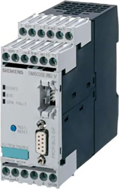 Modul mbrojtës motori Siemens 3UF7010-1AU00-0, 4 hyrje 3 dalje, 110-240V AC/DC, PROFIBUS RS485