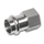 Adapter presioni SANHA NiroSan, inox, 28x3/4", argjendtë
