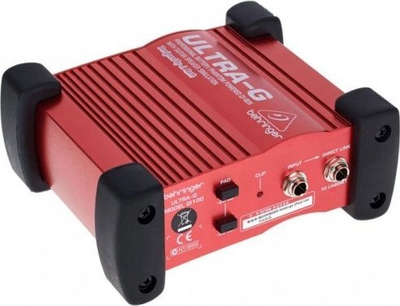 DI Box Behringer GI 100 Ultra-G, aktiv profesionist për kitarë, i kuq