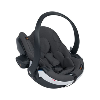 Ulëse auto për foshnje BeSafe iZi Go Modular X2 i-Size, 40-75 cm, material 3D mesh, gri e errët