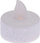 Set qirinj LED dekorativë, Tea Light, 3 copë, me shkëlqim glitter, të bardhë